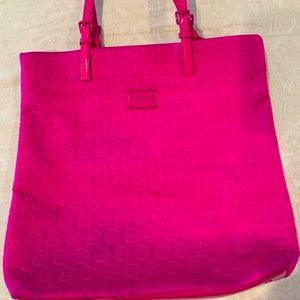 MK beautiful vibrant pink tote